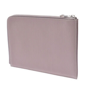 Louis Vuitton Pochette Bag Taub Clutch Leather Greige Jour